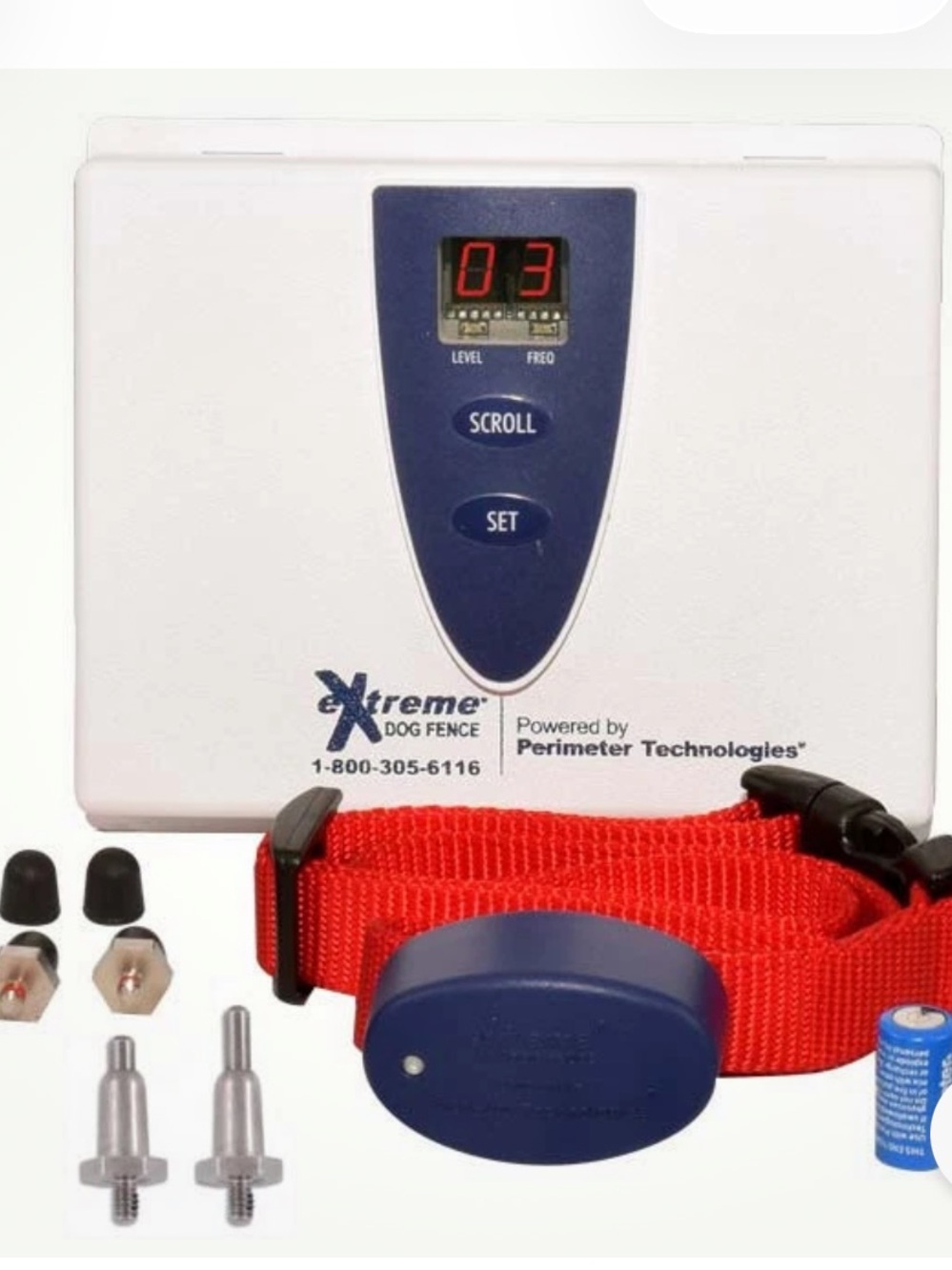 Extreme Dog Fence system transmitter & collar